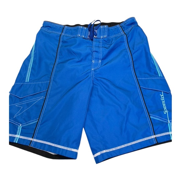 Speedo Men's Blue Swim Shorts size M - Picture 1 of 10